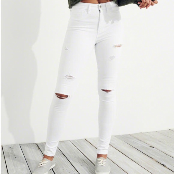 high rise super skinny jeans hollister